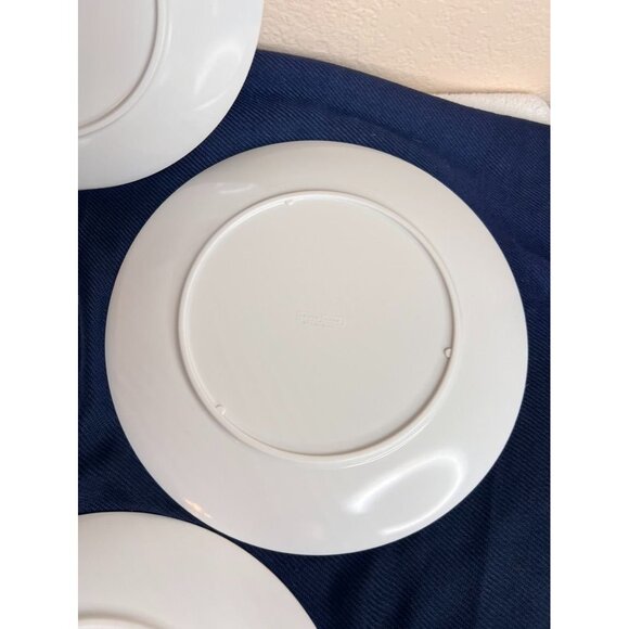 Vintage Lenox Ware Set Of 4 Yellow Daisy Pattern Melamine Plates 9-1/2" READ - Picture 9 of 16